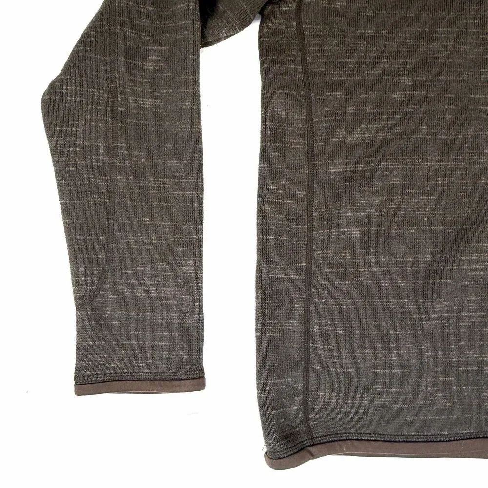 Patagonia Men's Brown Fleece Jacket Better Sweater 1/4 Zip, Size Medium